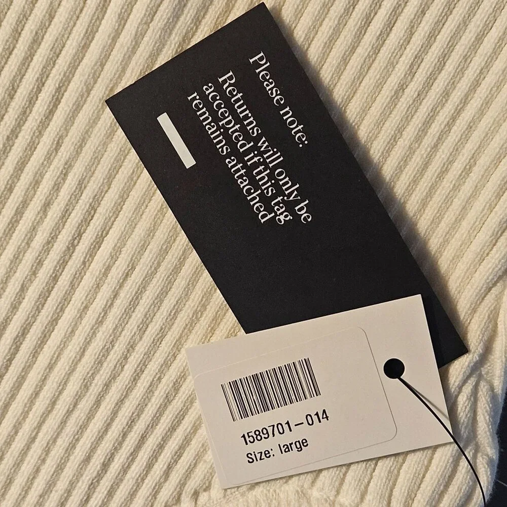 Aje Women’s Ivory L Ribbed Tank Top Minimalist Chic Quiet Luxury Capsule Wardrob - Picture 6 of 14